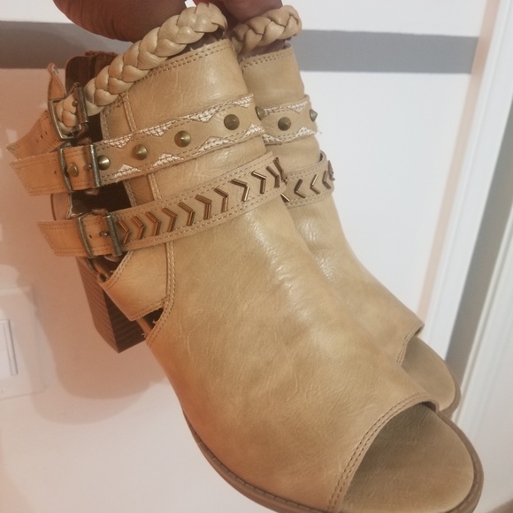 Open Toe ankle Booties - Picture 6 of 6